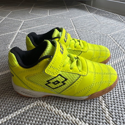 Lotto kids' football shoes used, size 26, yellow