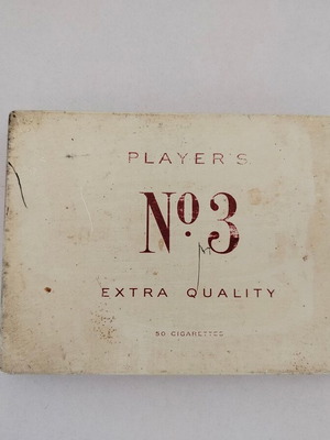 Μεταλλικό κουτί τσιγάρων Player's No3 vintage μεταχειρισμένο