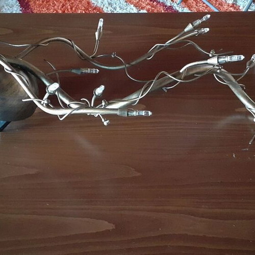 Ceiling multi-light bronze metal lamp Krina like new