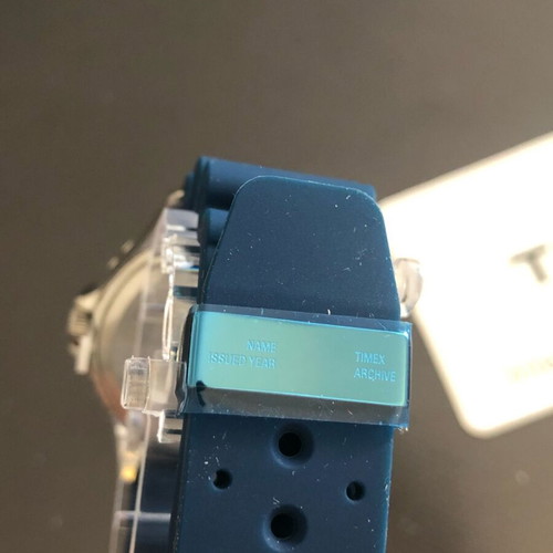 Timex Navi Depth men's watch new with blue silicone strap