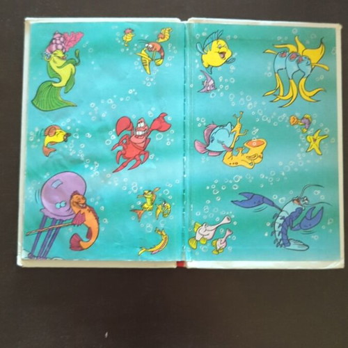 The Little Mermaid Disney book used, first Greek edition 1996