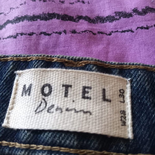 Motel Baggy High Waist Denim Jeans like new, size M, black