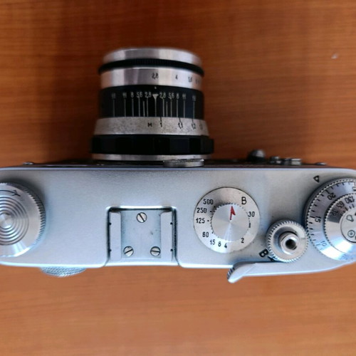 Retro FED 3 35mm rangefinder analog camera used