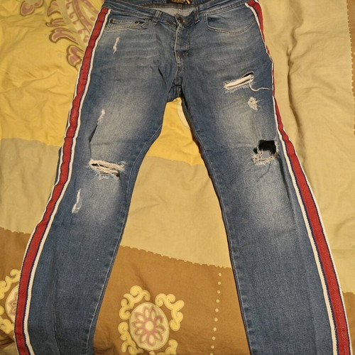 King Brothers jeans slim fit like new, blue, size L