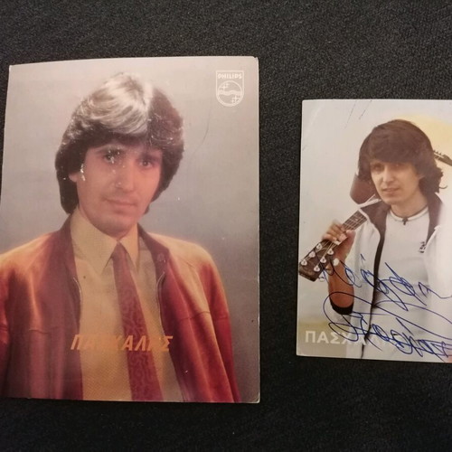 Paschalis photos used, 2 pieces with autograph