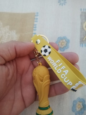 World Cup Rubber Keychain new