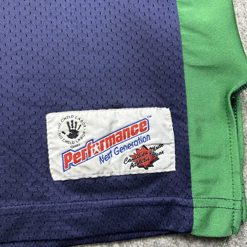Vintage 90s Game Worn Canadian Football Jersey #8 Ridge Navy Green M used