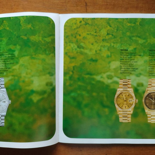 Vintage Rolex watch catalog 1977 like new