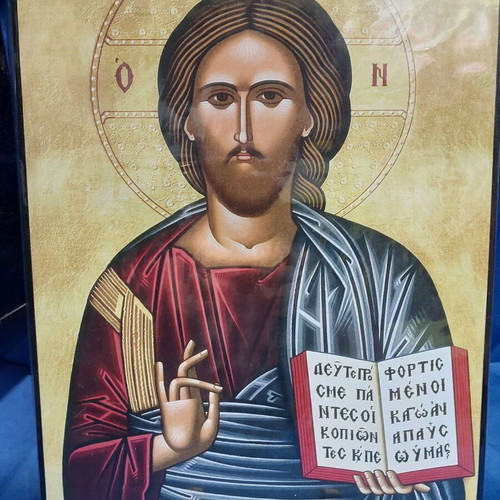 Wooden Christ image new 30x40cm