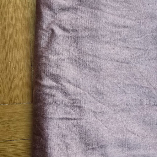 Bed Cover Satin Fabric 2 Pieces Used, Cotton Lined