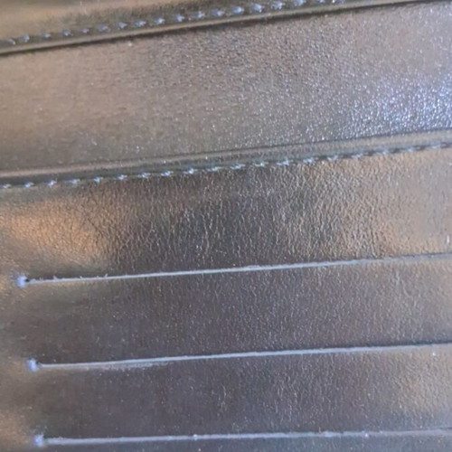 Arcos handmade leather wallet black like new, size 16x11 cm