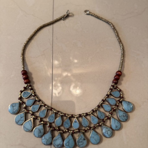 Necklaces with stones new, set of three from Turkey