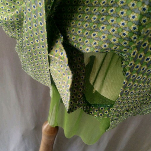 Silk summer dress like new, multicolor, size S