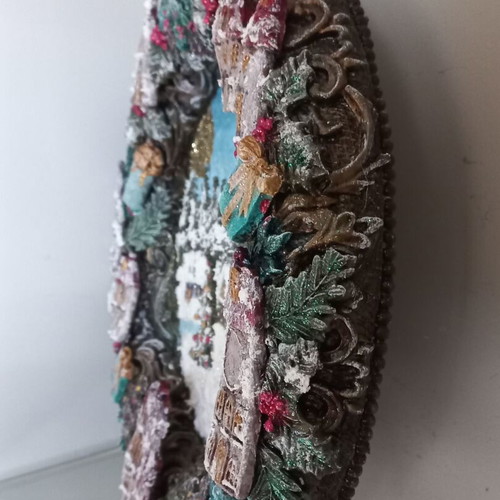 Christmas decoration new, 30 cm foam wreath