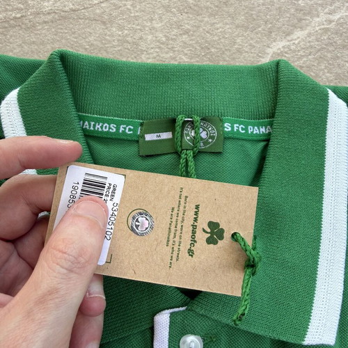 Panathinaikos FC 1908 Official Green Polo Shirt New Size M