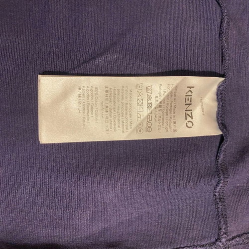 Ανδρική μπλούζα Kenzo medium μεταχειρισμένη, μπλε με κέντημα τίγρης