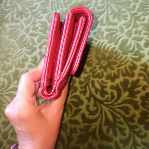 Kem wine red wallet