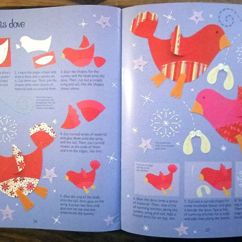 Christmas Things to Stitch and Sew book like new, English