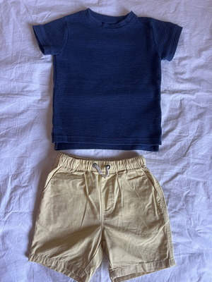 Next shorts and top set for boys 2-3 years like new