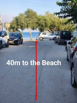 Διαμερίσματα παραθαλάσσια 2, ισόγεια, 125 τ.μ. με αυλή, Καλαμάκι Κορινθίας