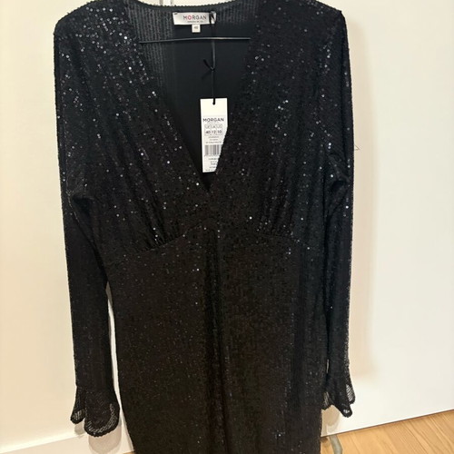 Morgan dress with sequins new, size L