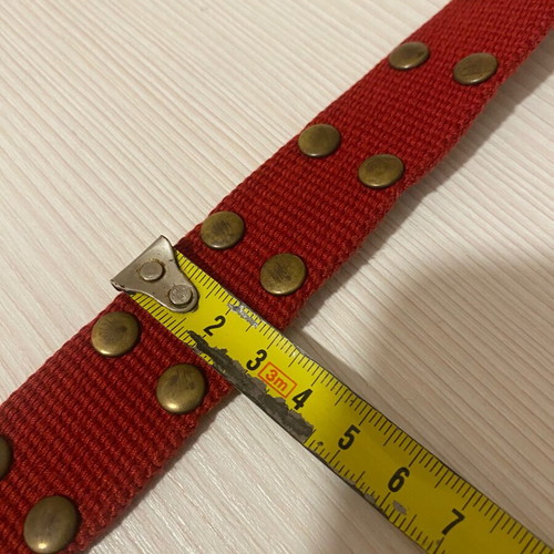 Benetton and next adjustable children's belts used, red and pink