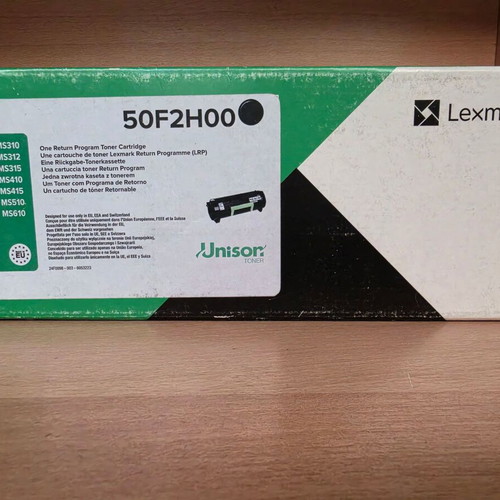 Lexmark 50F2H00 (502H) High Yield Black Toner New