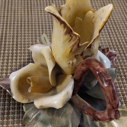 Ceramic candlestick from the 70-80s like new