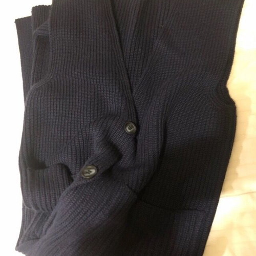 Zara Home Long Sleeveless Vest Women M/L Blue Like New