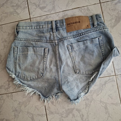 One Teaspoon denim shorts S 24N, light blue wash