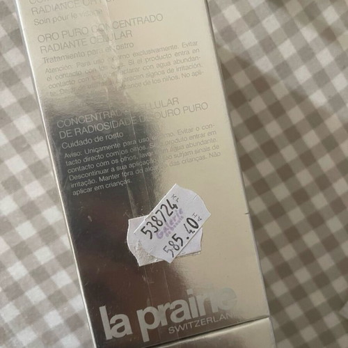 La Prairie Gold serum sealed