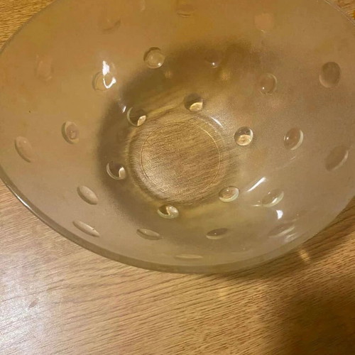 Glass salad bowl like new