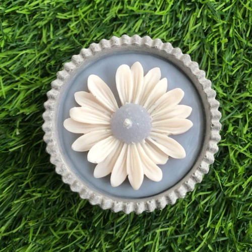 Handmade bomboniere gray-white new