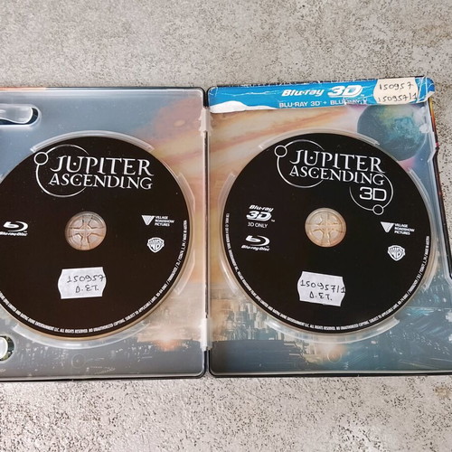 Jupiter Ascending Blu-ray 3D Steelbook like new with Greek subtitles