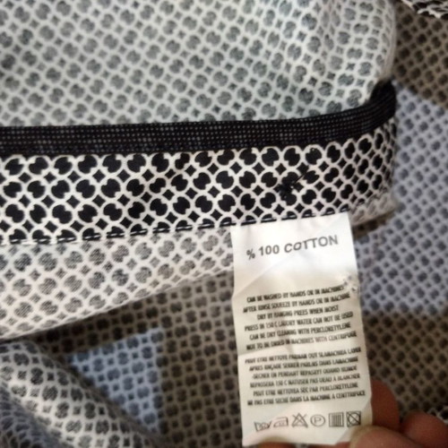 Brand's shirt new, size M, cotton, black and white