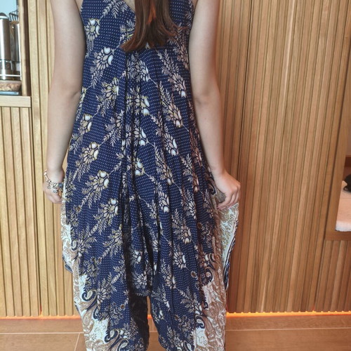 One-piece jumpsuit like new, colorful, size S