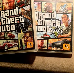 PS3 Grand Theft Auto IV & V σαν σετ