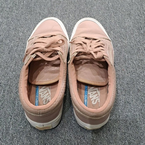 Vans women's leather shoes used pink size 37