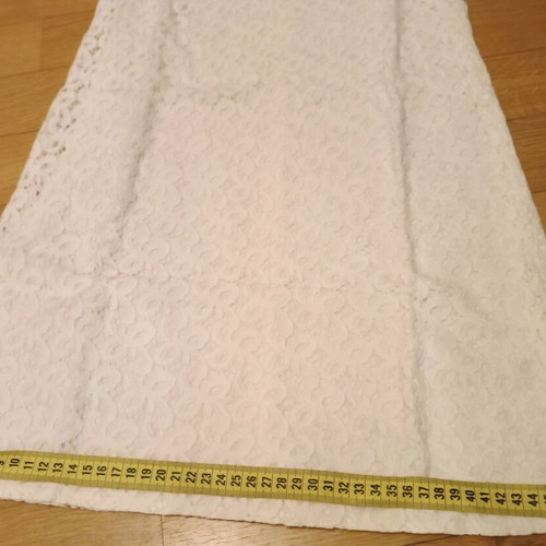 Zara lace dress type Guipure XS used, white