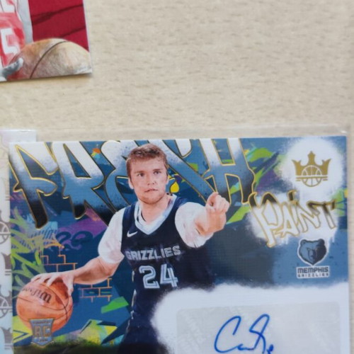 Panini NBA basketball card with autograph