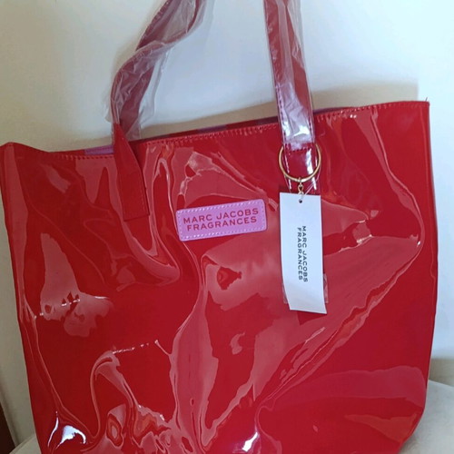 Marc Jacobs red patent leather handbag new