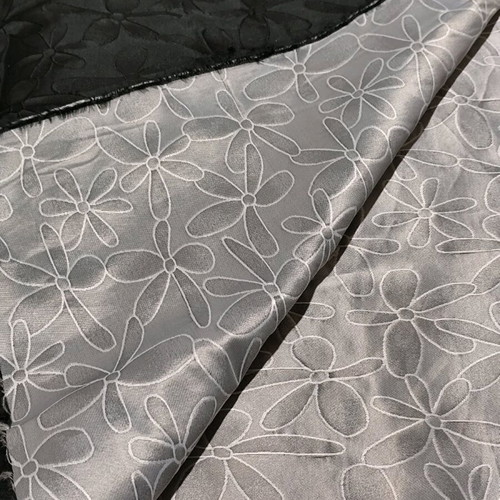 Satin fabric new with daisy pattern 85x100cm
