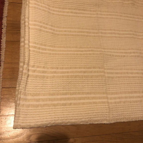 Handwoven Hrami Table Linen with Handmade Lace, Used, 160x180 cm