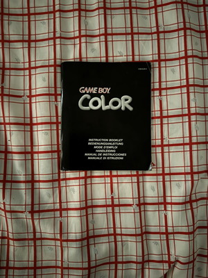 Game Boy Color εγχειρίδιο σε καλή κατάσταση