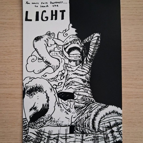Art prints Ghost Rider and Luffy new, black and white