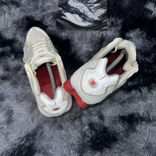 Nike Shox TL 2025 sneakers white red size 43