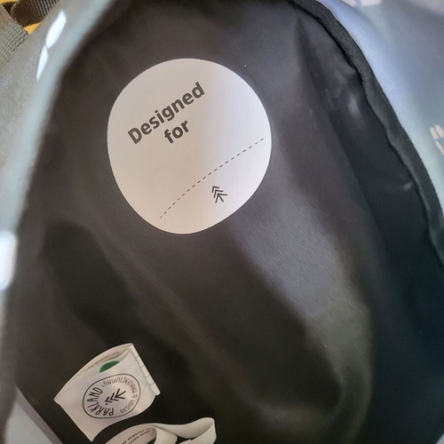 Parkland backpack new, black made from recycled plastic bottles