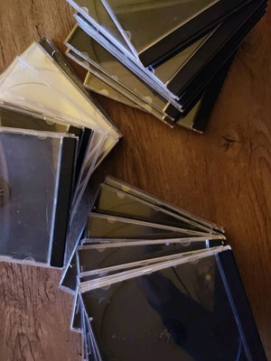 Κενές θήκες CD μεταχειρισμένες, πακέτο 30 τεμαχίων