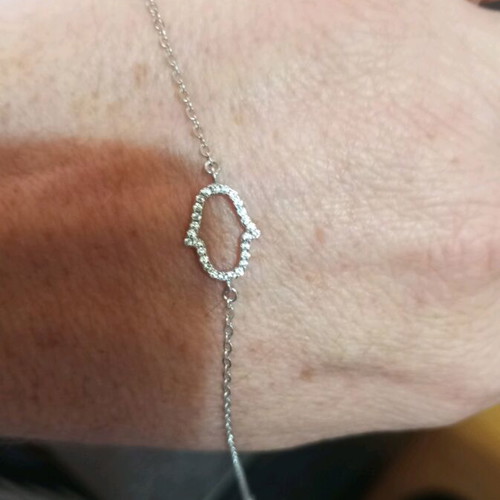Silver hand chain new, silver color