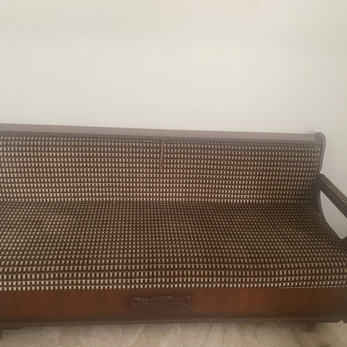 Sofa bed with storage used